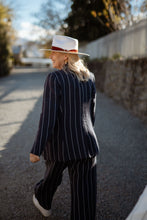 Load image into Gallery viewer, Get Off Your High Horse Blazer - Navy Stripe
