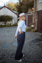 Load image into Gallery viewer, The Huntsman Tailored Pant - Navy Stripe
