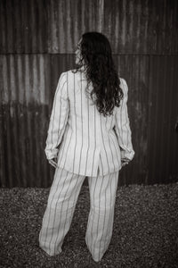 The Huntsman Tailored Pant - White Stripe