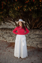 Load image into Gallery viewer, For The Thrill Of It Skirt - White Stripe
