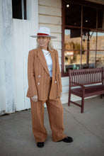 Load image into Gallery viewer, Get Off Your High Horse Blazer - Terracotta Stripe
