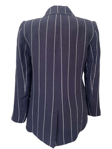 Get Off Your High Horse Blazer - Navy Stripe