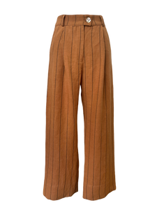 The Huntsman Tailored Pant - Terracotta Stripe